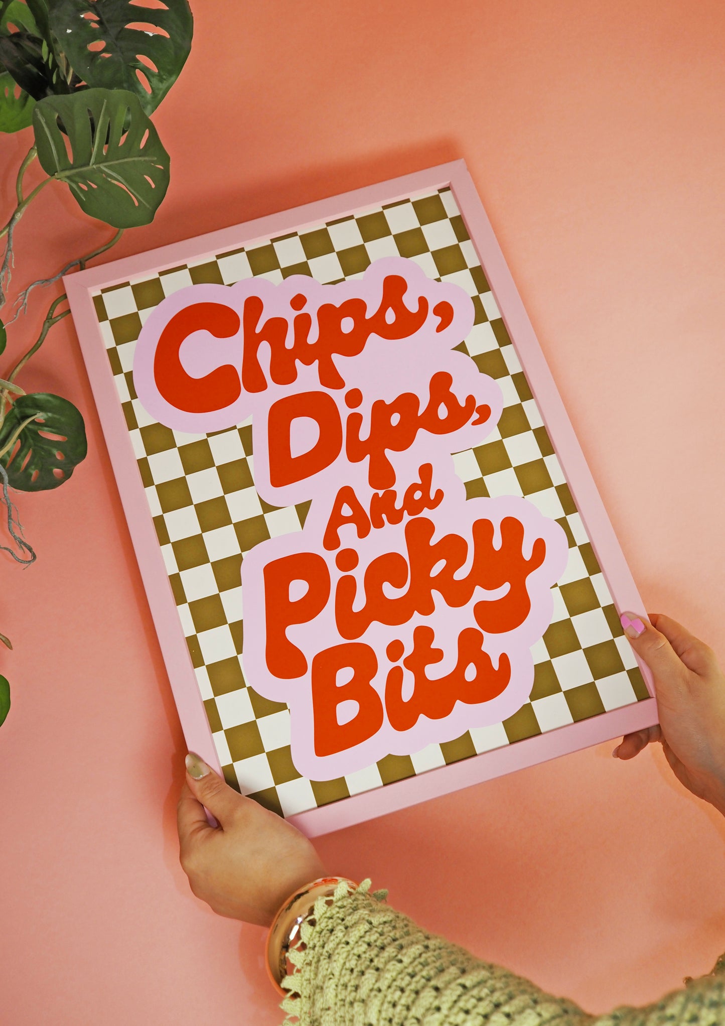 Chips, Dips & Picky Bits Wall Print