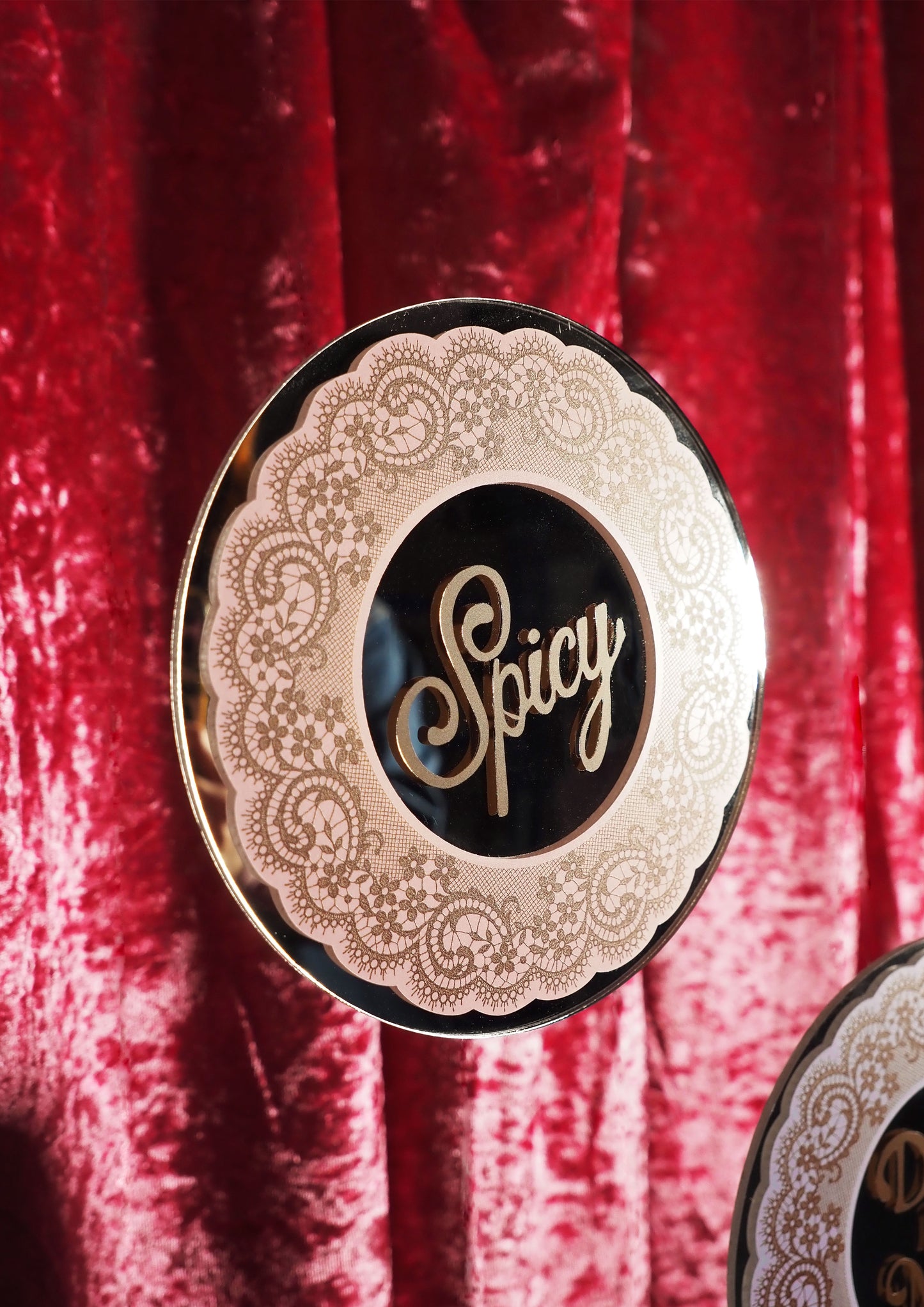 Spicy Lace Mini Mirror