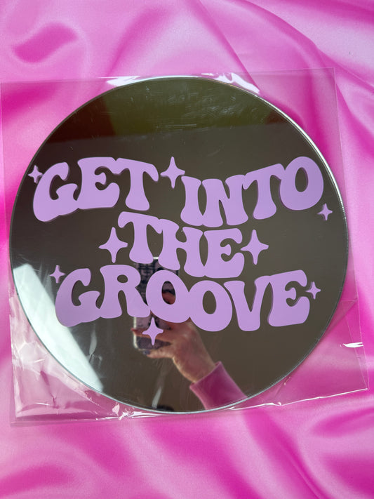 Sample Sale - 30cm Mirror -  Get Into The Groove