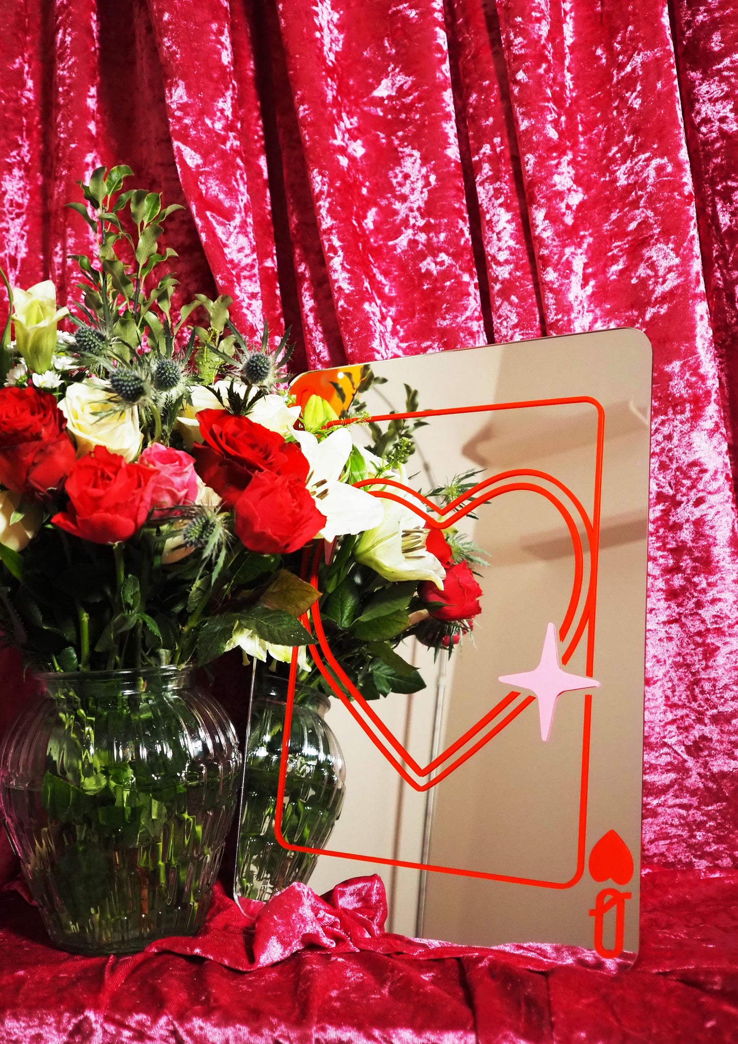 Queen Of Hearts Mirror
