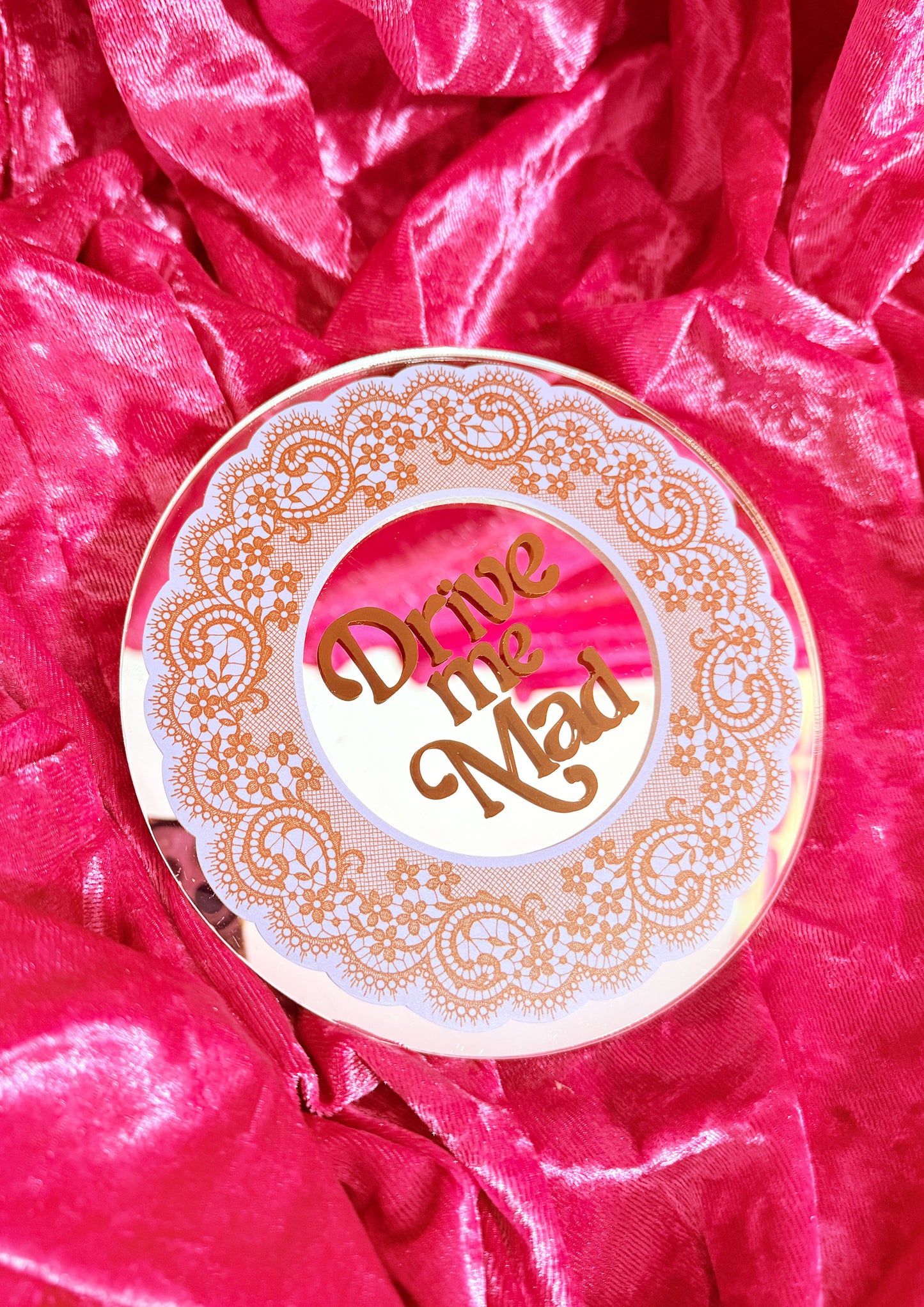 Drive Me Mad Mini Mirror