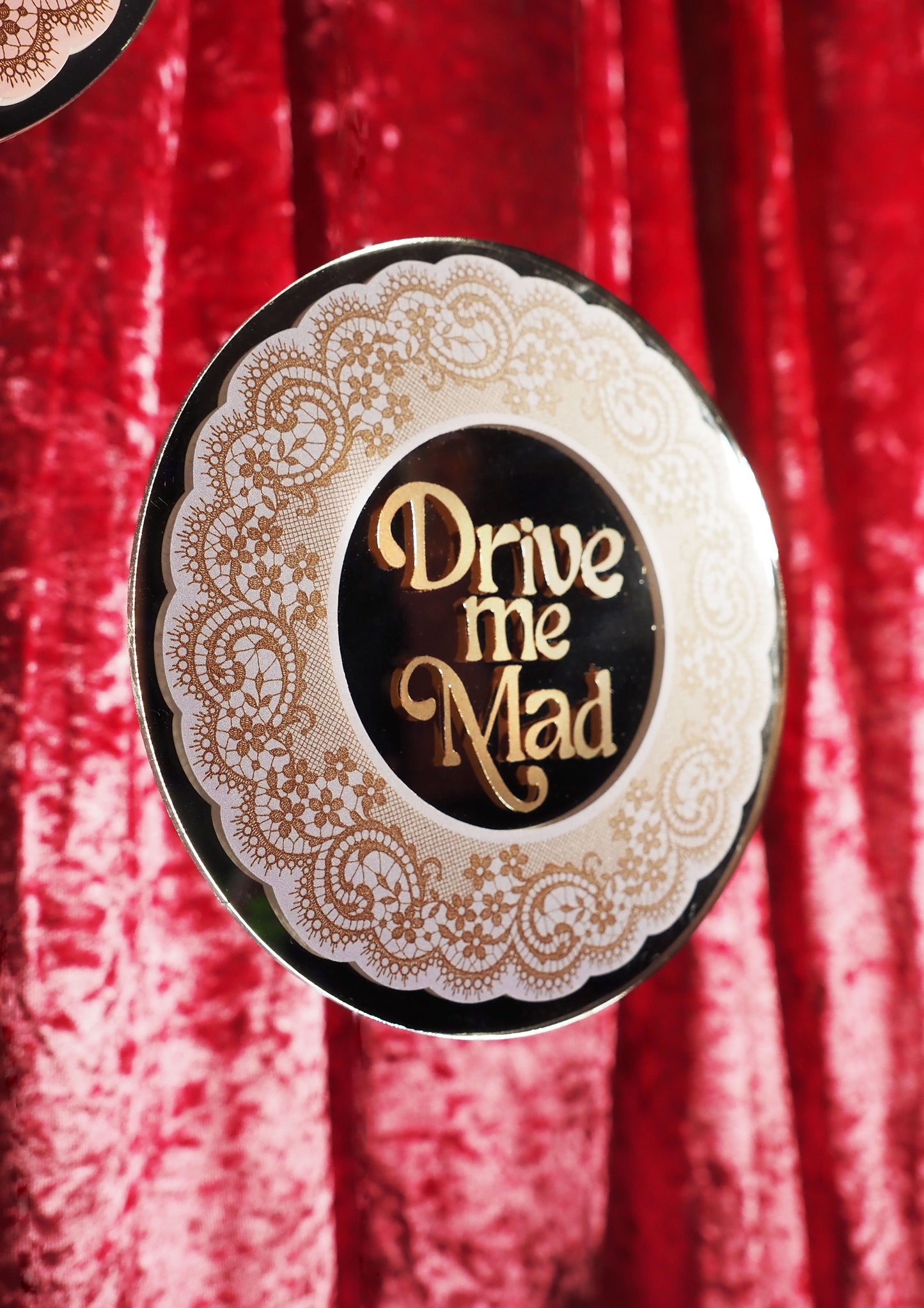 Drive Me Mad Mini Mirror