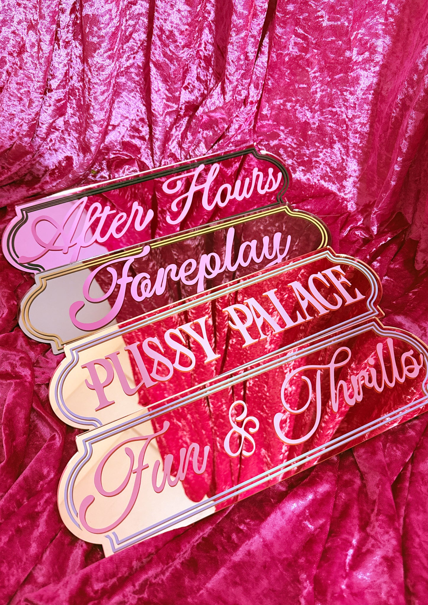 After Hours Mirror Sign