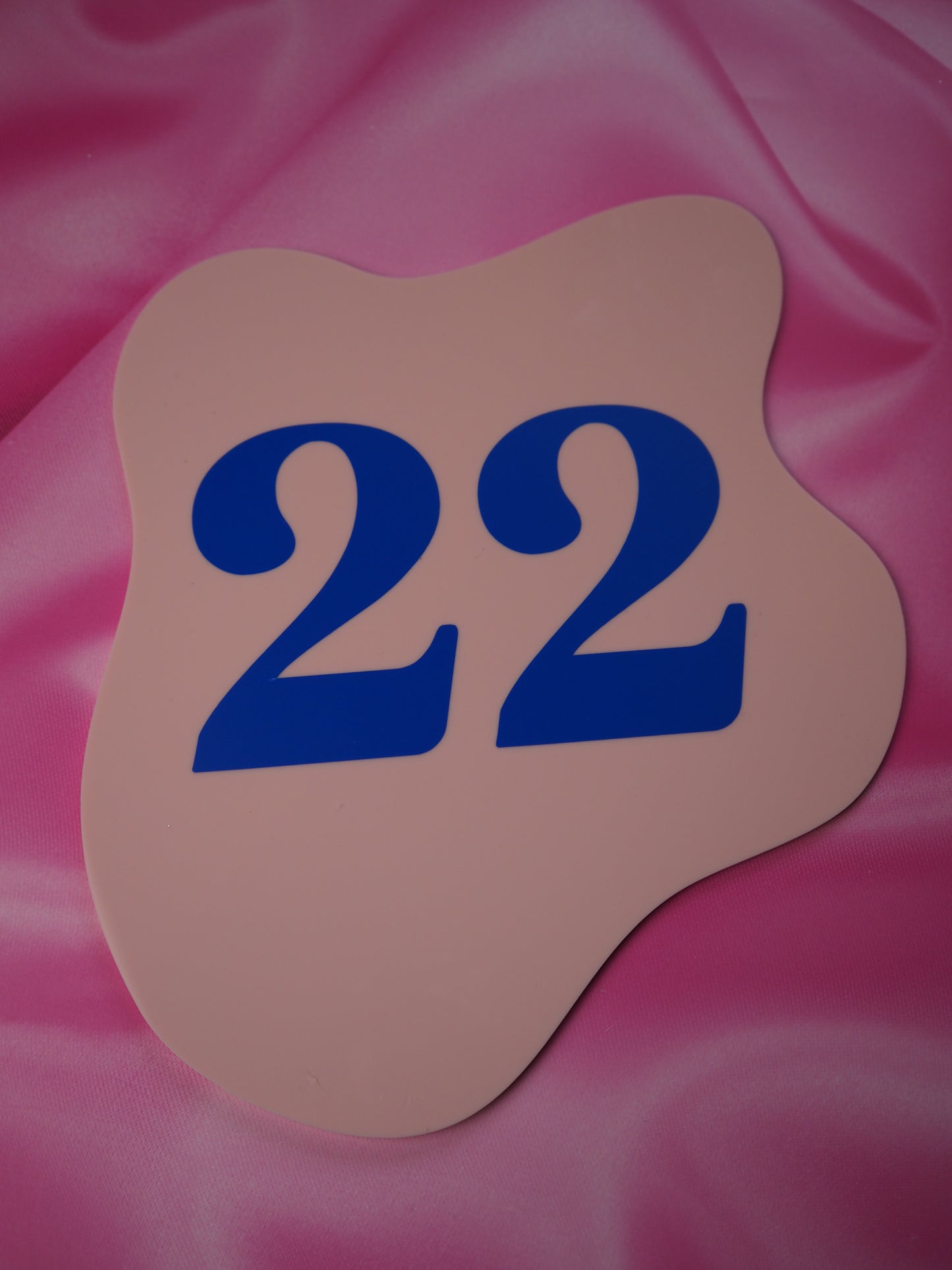 Sample Sale - House Number - Big Blob Blue 22