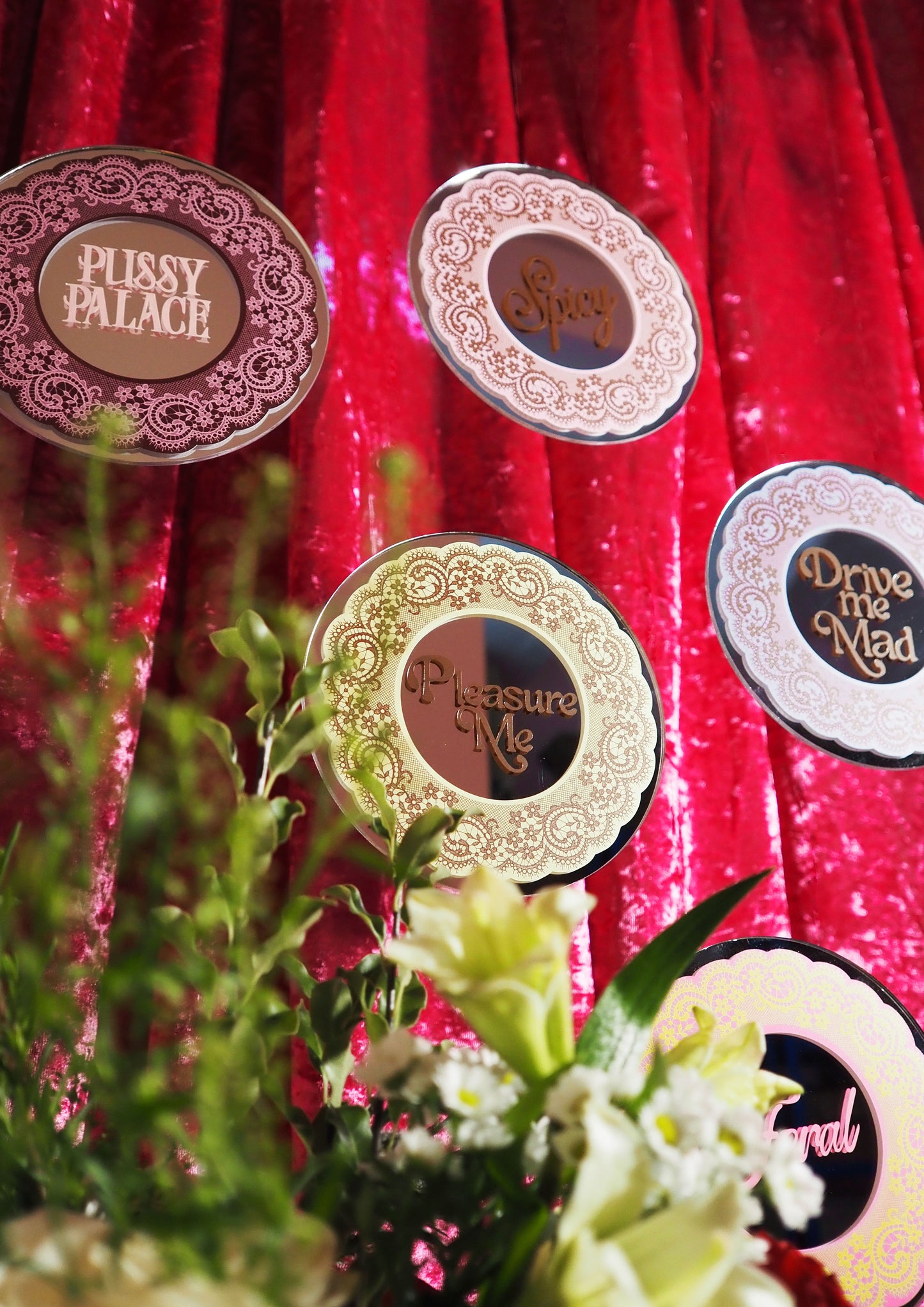 Spicy Lace Mini Mirror