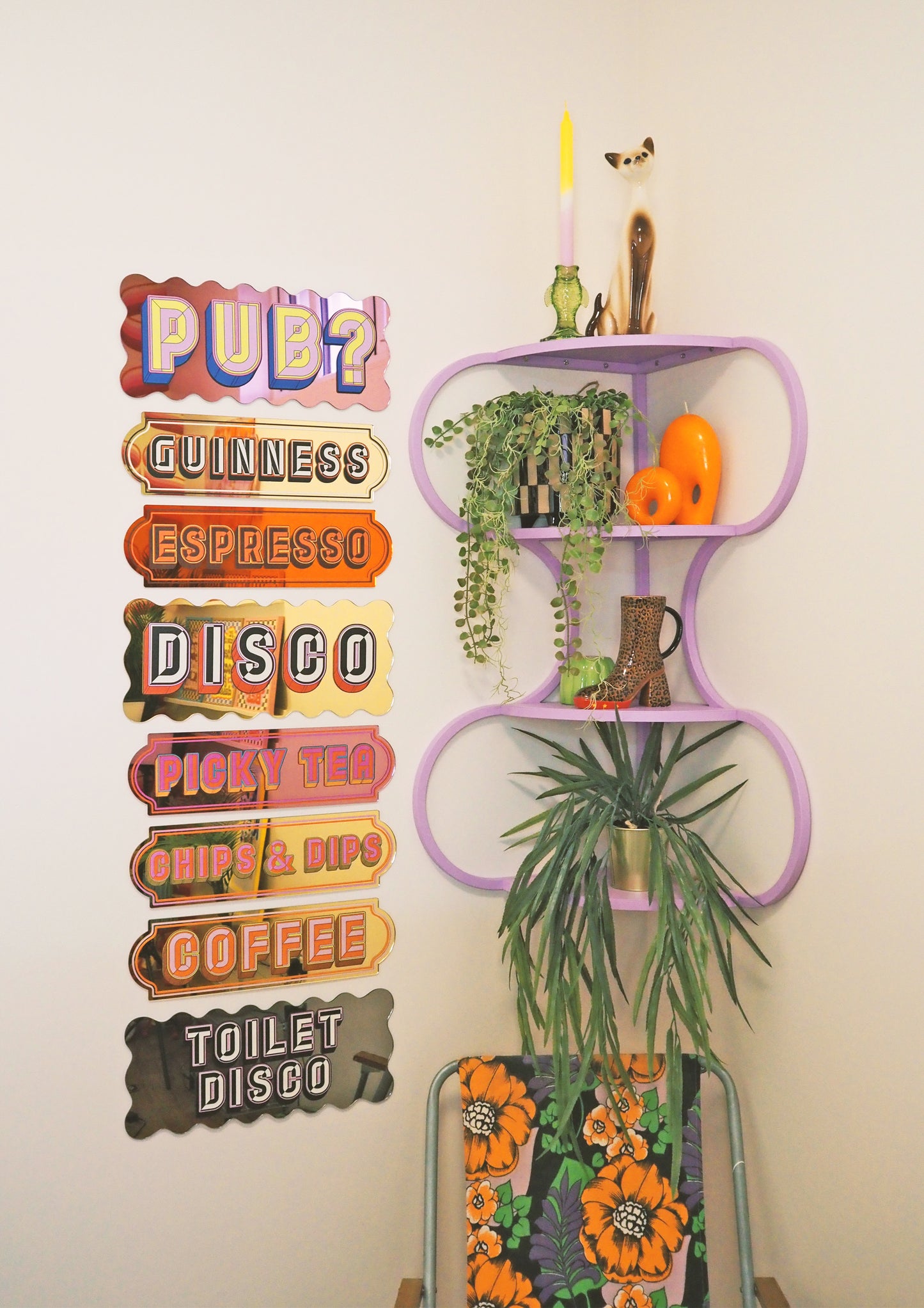 Woke Up Gay Again Rectangle Sign - Playful Pink