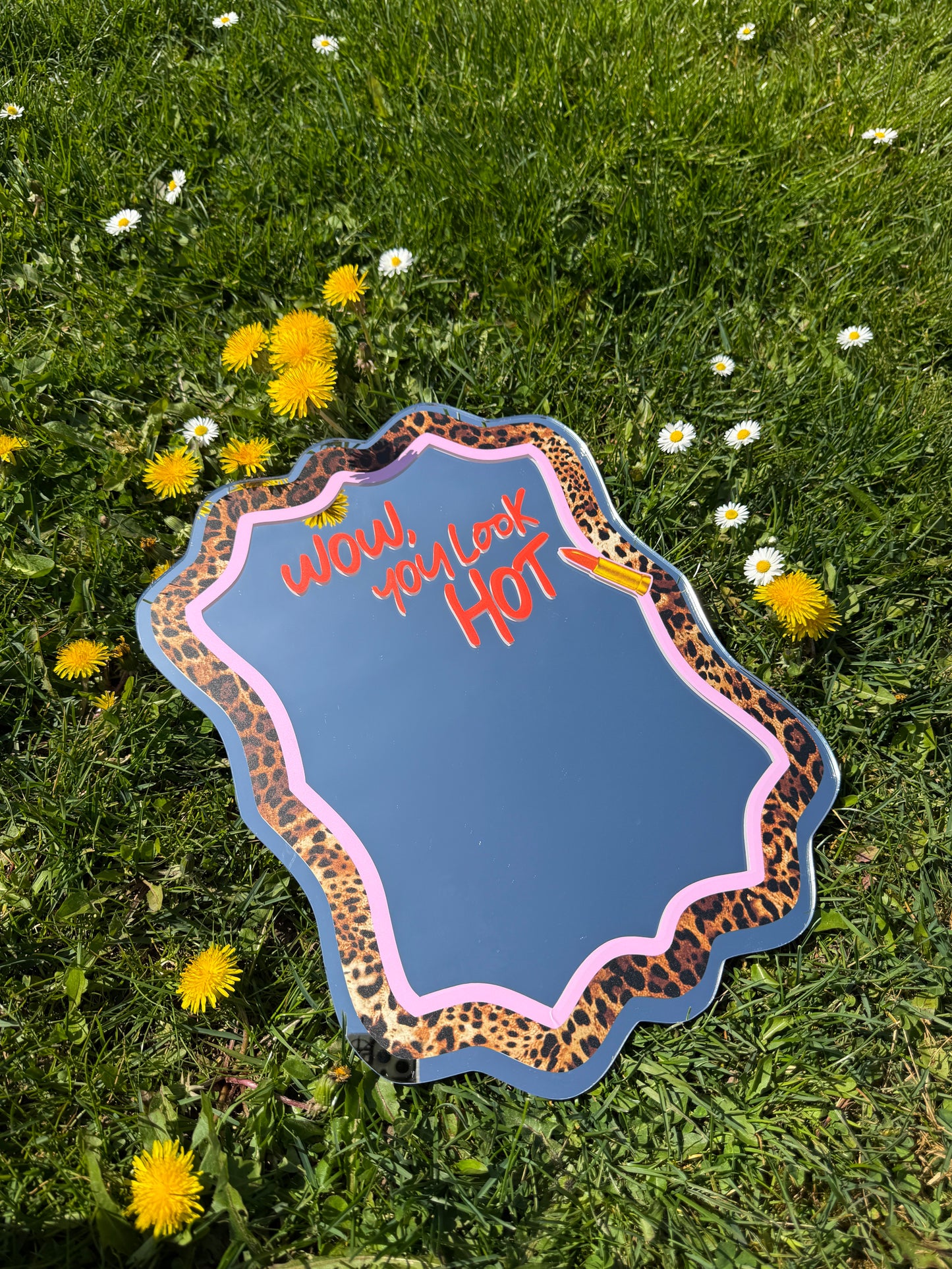 Sample Sale Mirror - Leopard & Lippy - A3