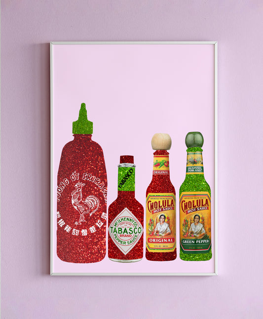 Classic HOT sauce Wall Print