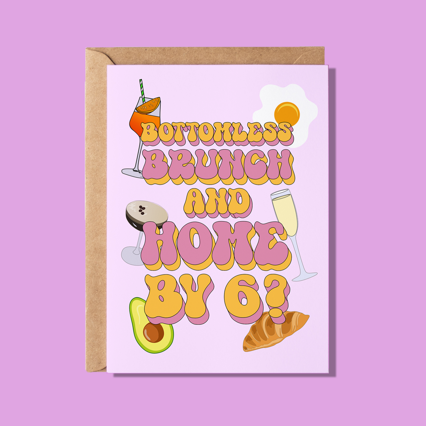 Bottomless Brunch Greeting Card