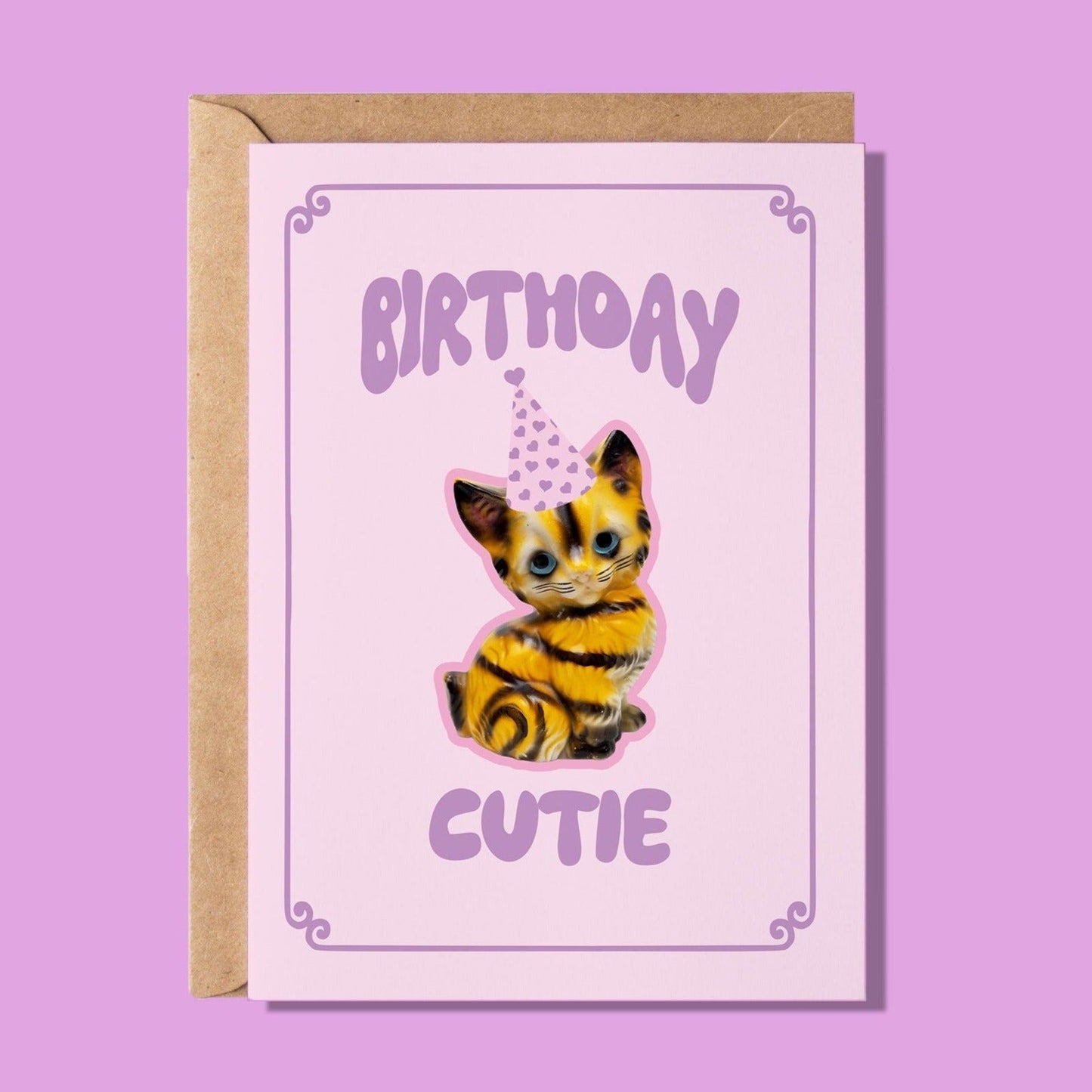Birthday Cutie Cat Greeting Card - WS