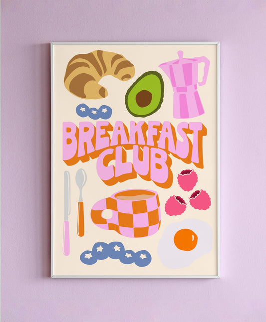 Breakfast Club Wall Print