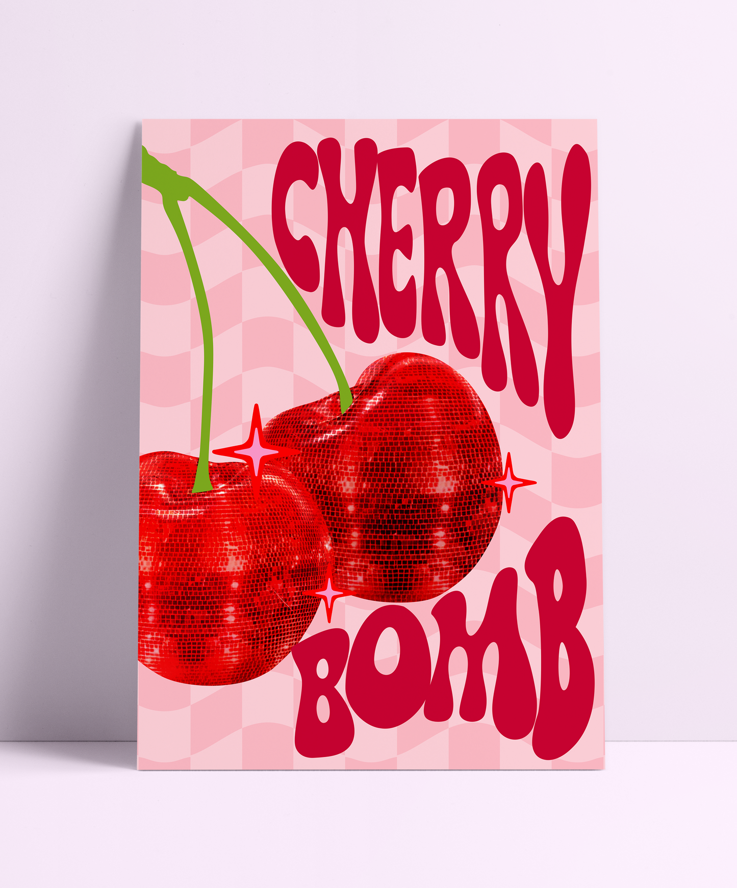 Cherry Bomb Wall Print