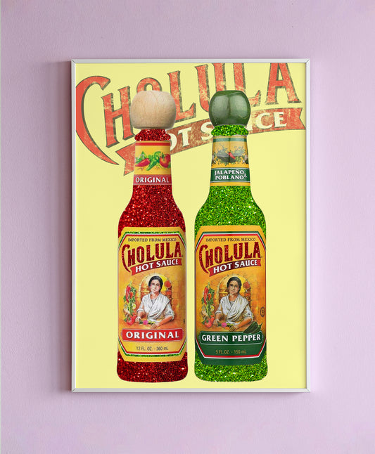 Cholula Hot Sauce Wall Print