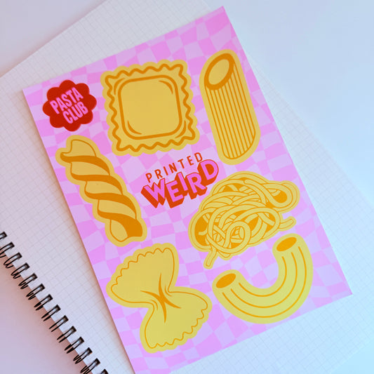 Pasta Bundle Sticker Sheet