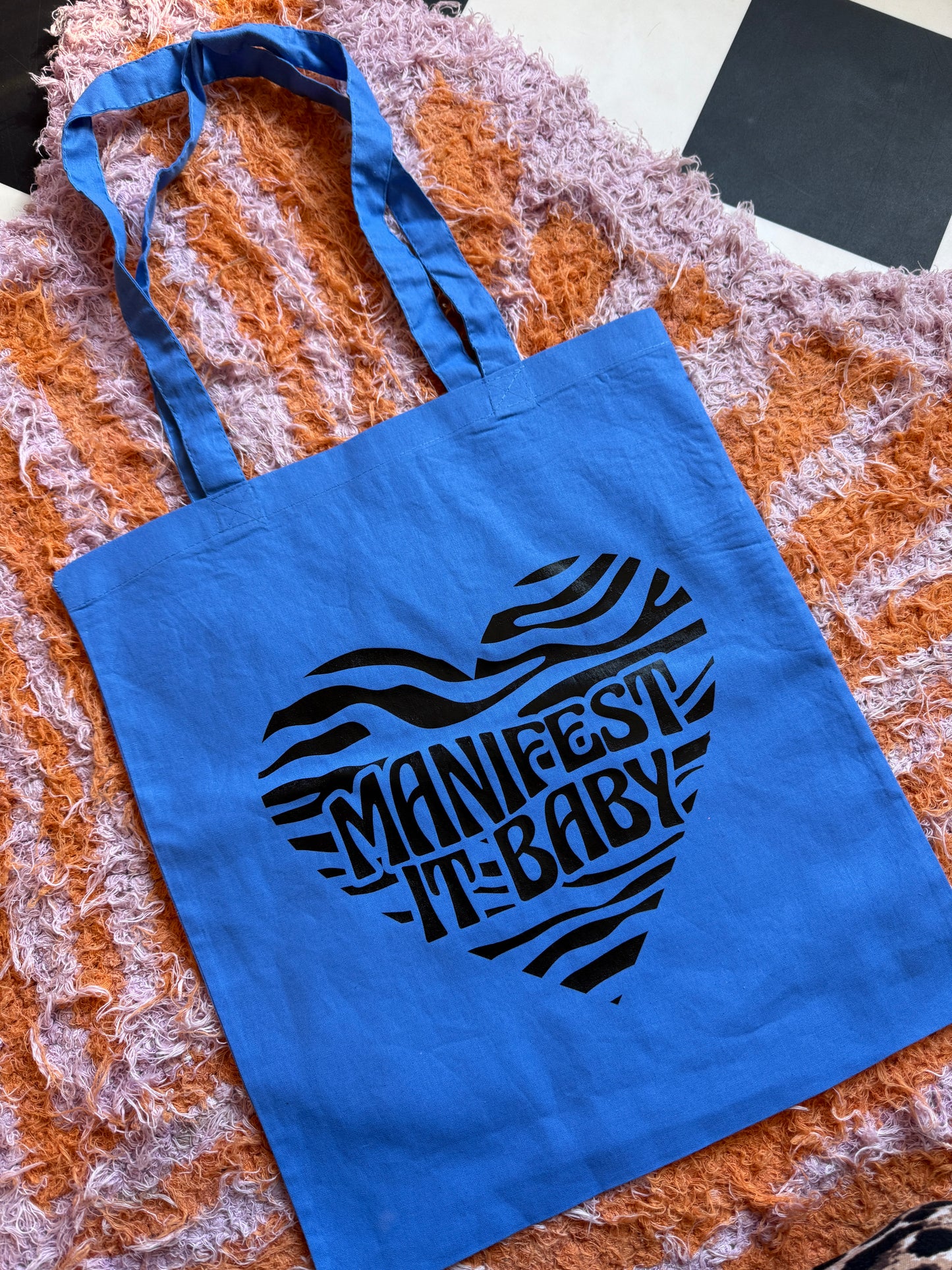 Sample Sale - Manifest It Baby Blue/Black