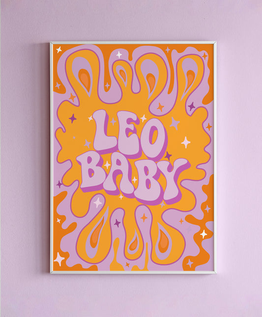 Leo Wall Print