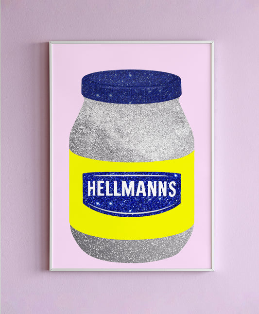 Hellmanns Mayo Sauce Wall Print