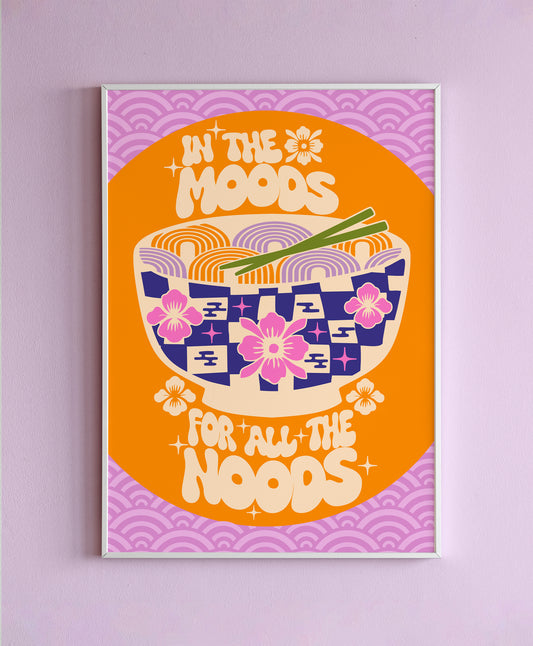 In The Moods For Noods Wall Print