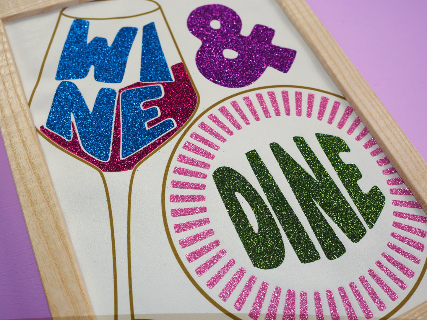 Wine & Dine Fabric Print