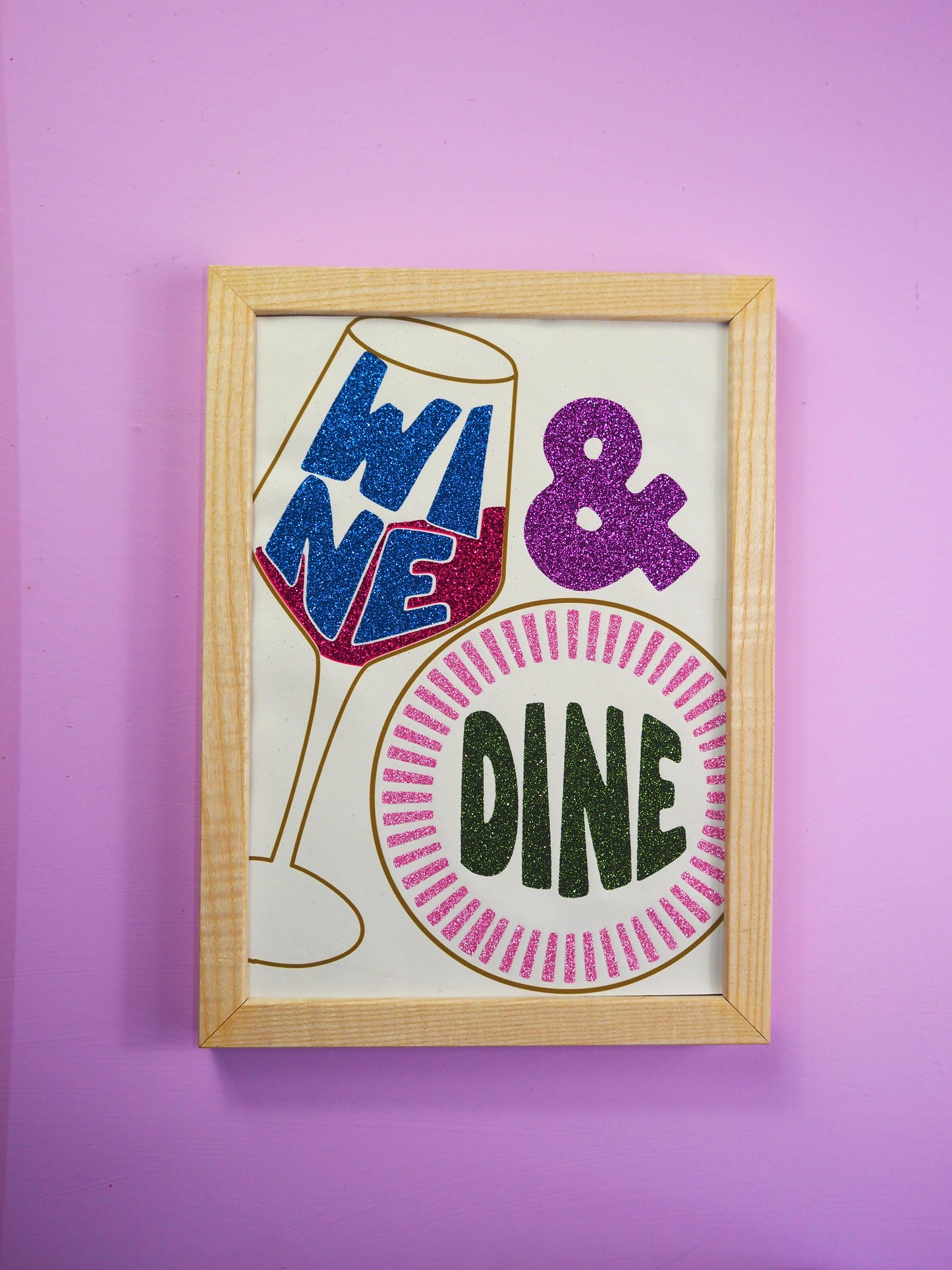 Wine & Dine Fabric Print