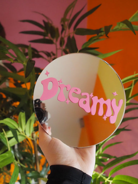 Dreamy mini mirror - pink