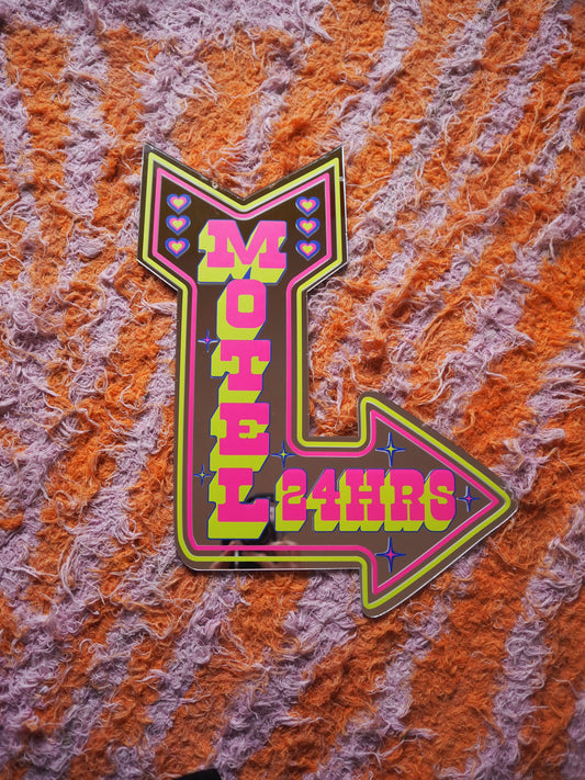 Sample Sale - Small Arrow - Neon Colours Motel 24HRS