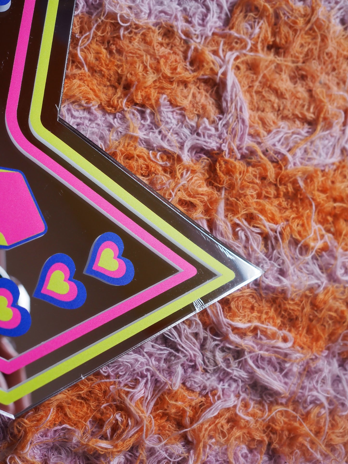 Sample Sale - Large Arrow - Neon Colourful Motel 24Hrs