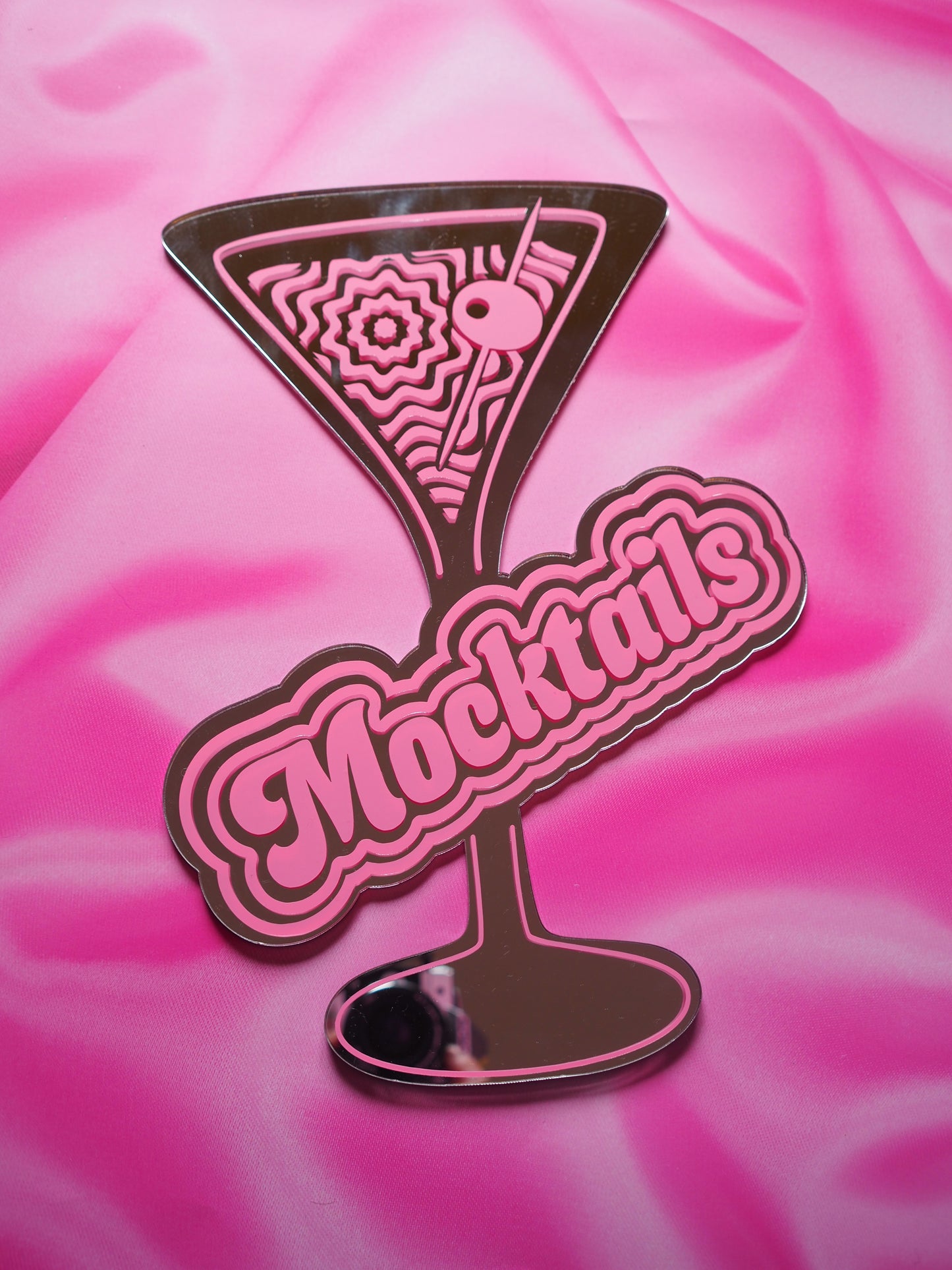 Sample Sale Mirror - Mocktails - Pink