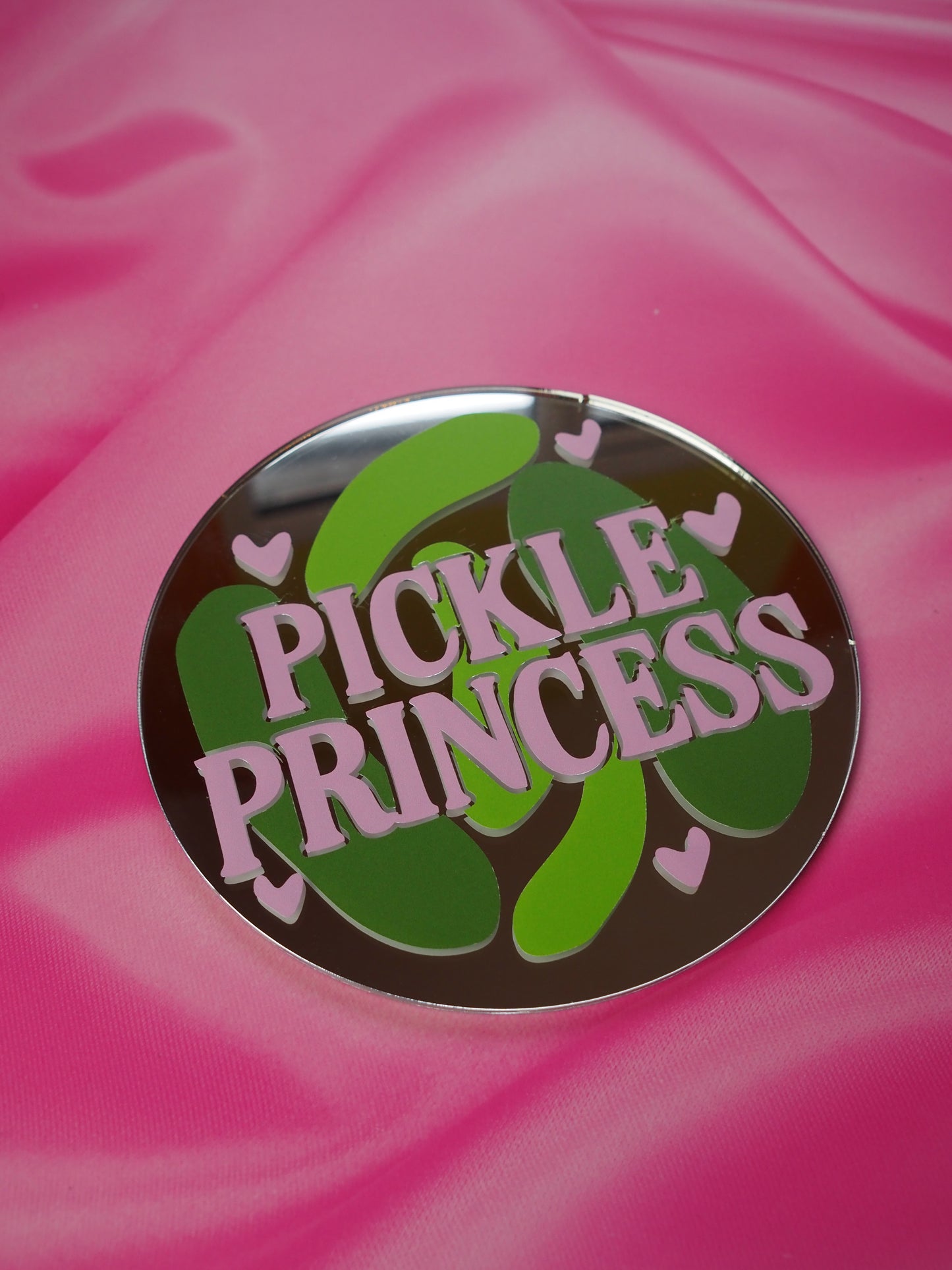 C Grade - Sample Sale Mini Mirror - Pickle Princess