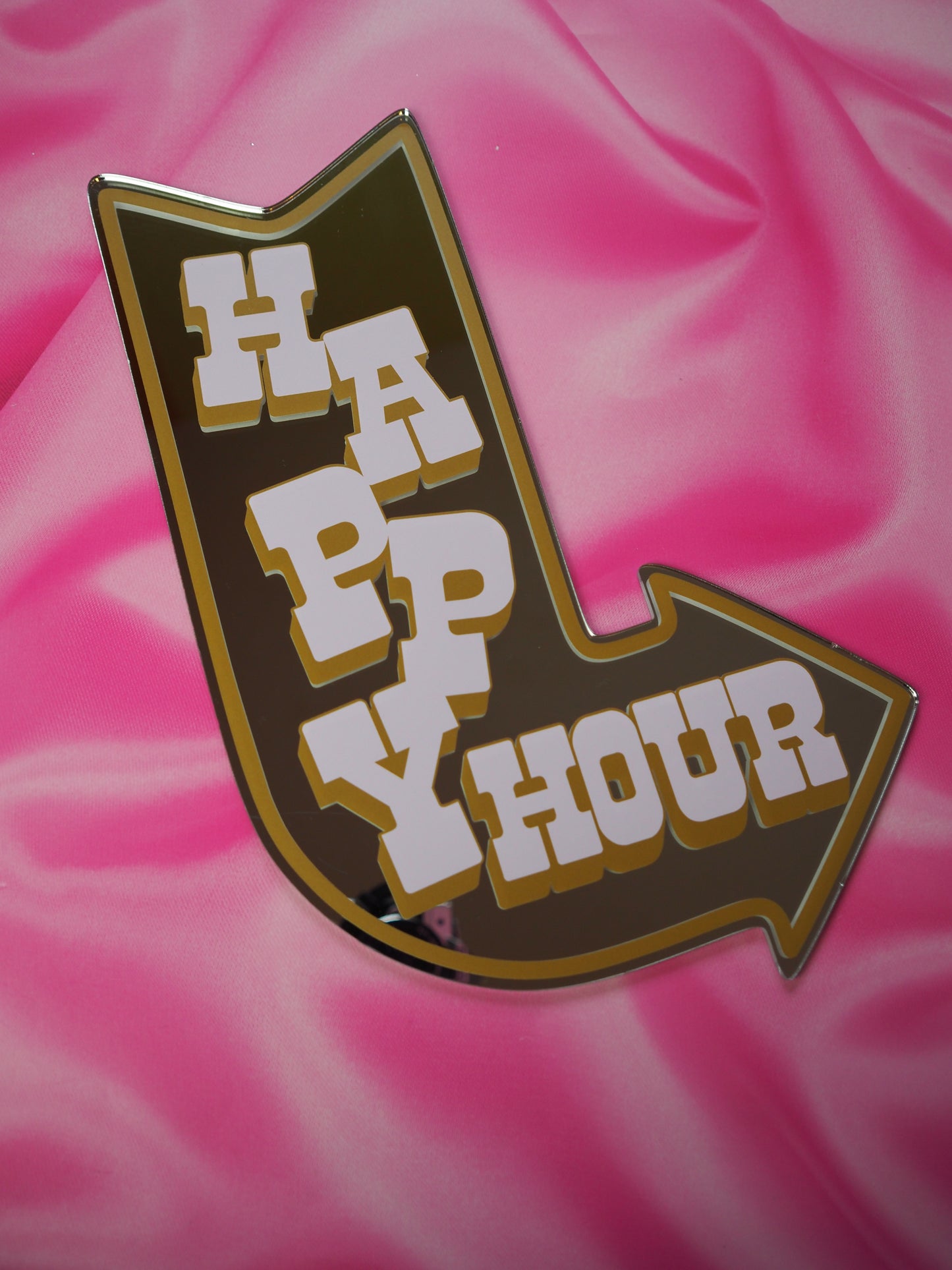 Sample Sale Mirror - Happy Hour Pink/Olive