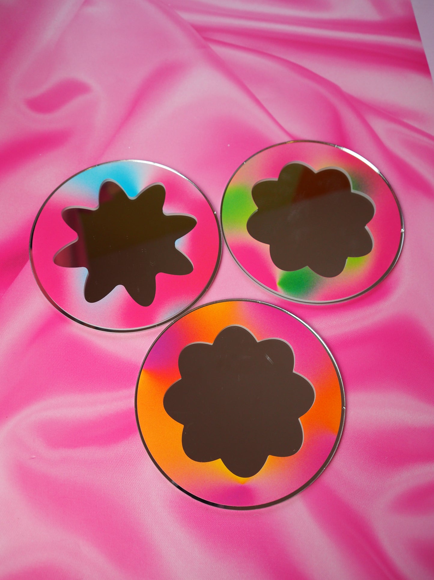 Sample Sale Mini Mirror - Set of 3 - Marbling