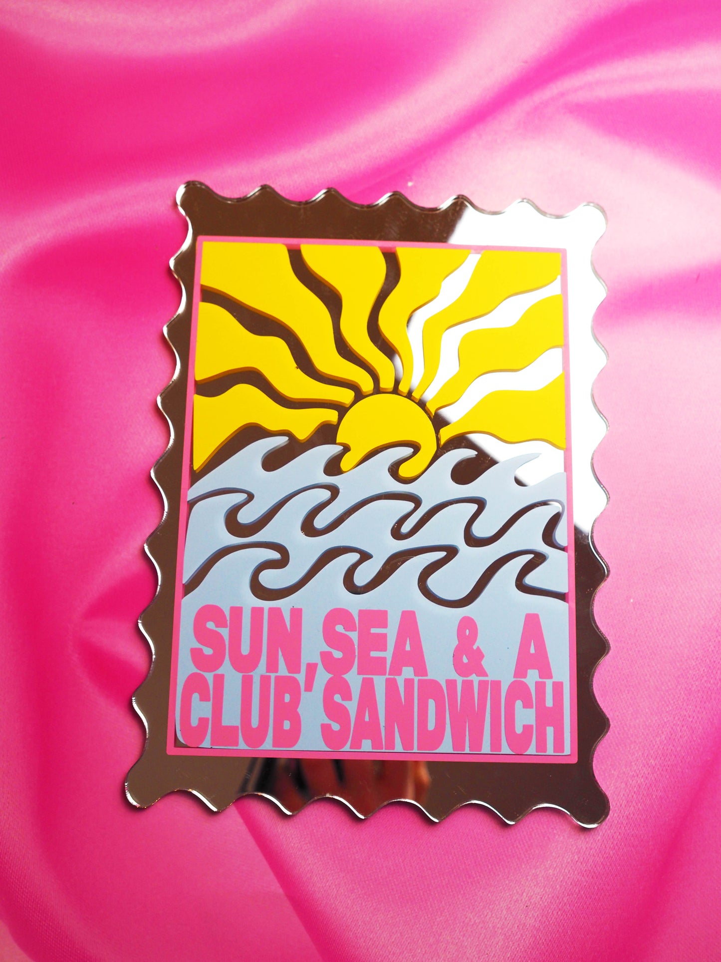 Sample Sale Mirror - A5 Stamp - Sun/Sea/Club Sandwich