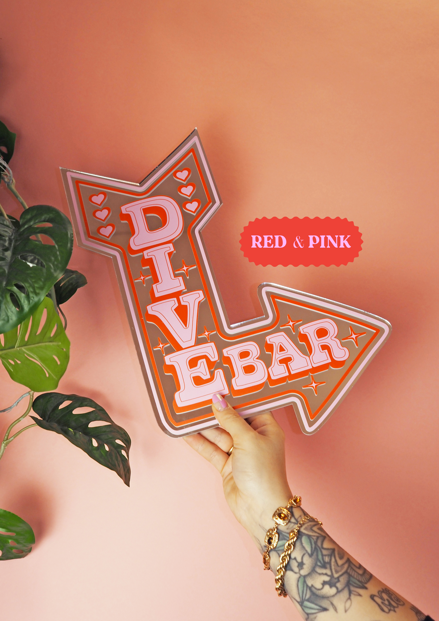 Retro Dive Bar Mirror (2 Sizes)
