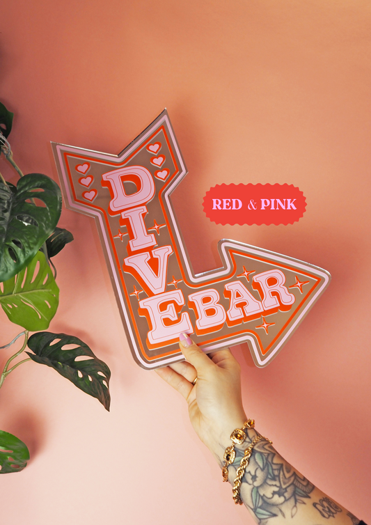 Retro Dive Bar Mirror (2 Sizes)