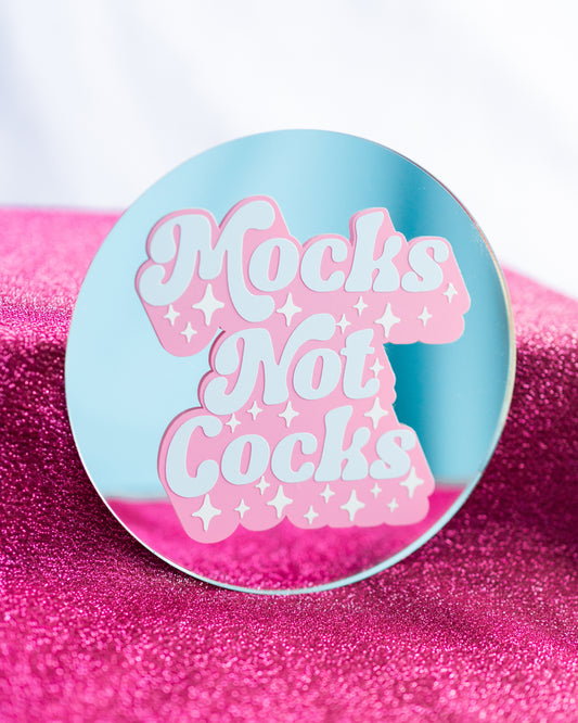 Sober Girl Society x Printed Weird - Mocks Not Cocks Mini Mirror