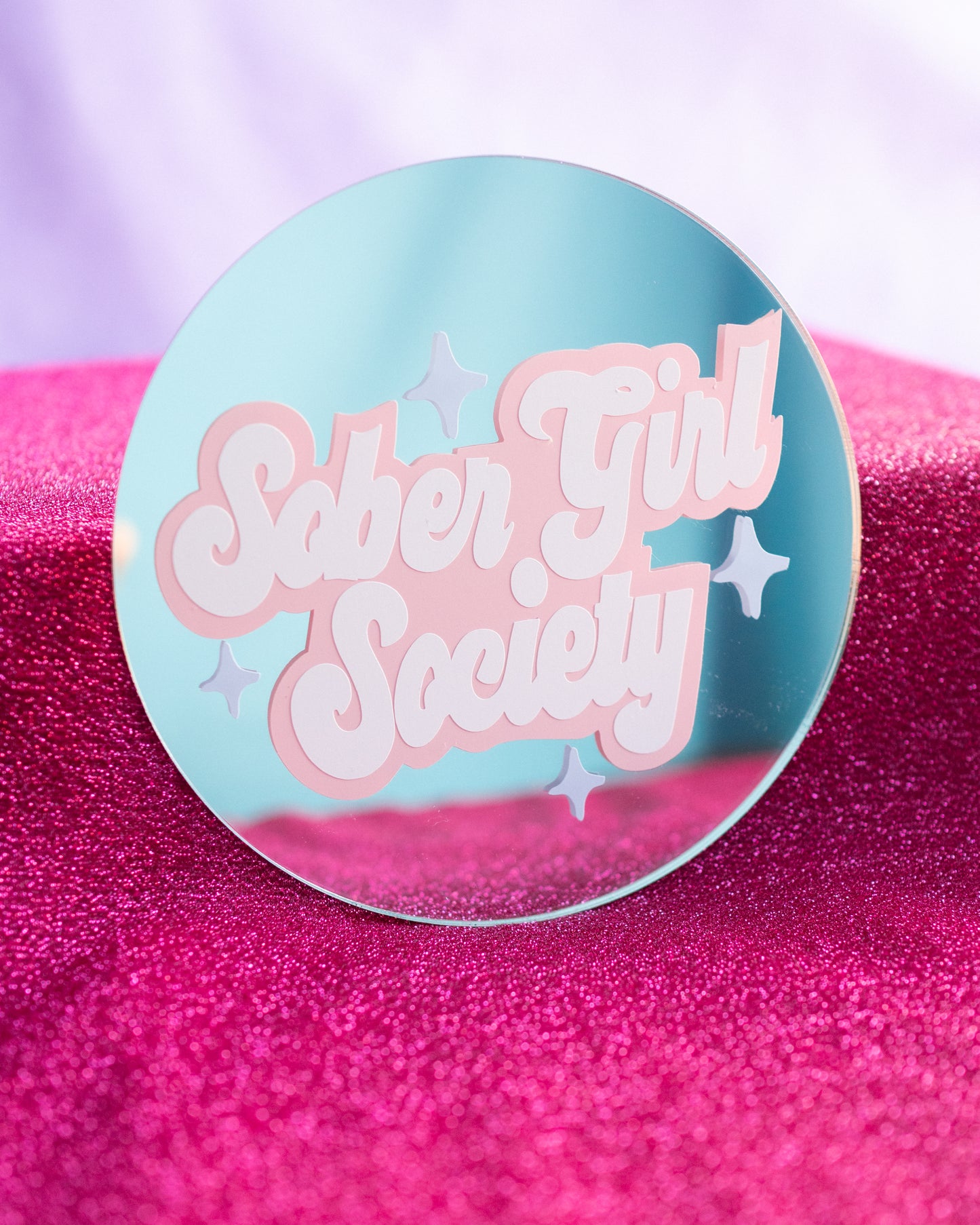 Sober Girl Society x Printed Weird - Sober Girl Mini Mirror