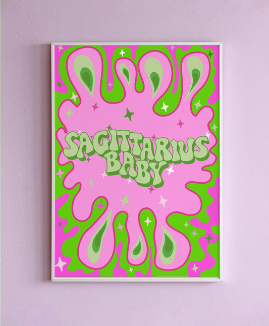 Sagittarius Wall Print