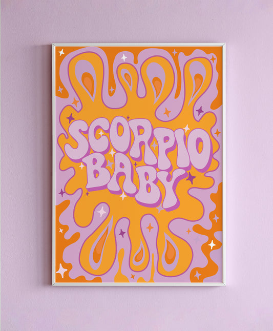 Scorpio Wall Print