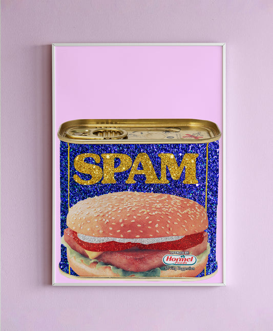 GLITTER SPAM Wall Print