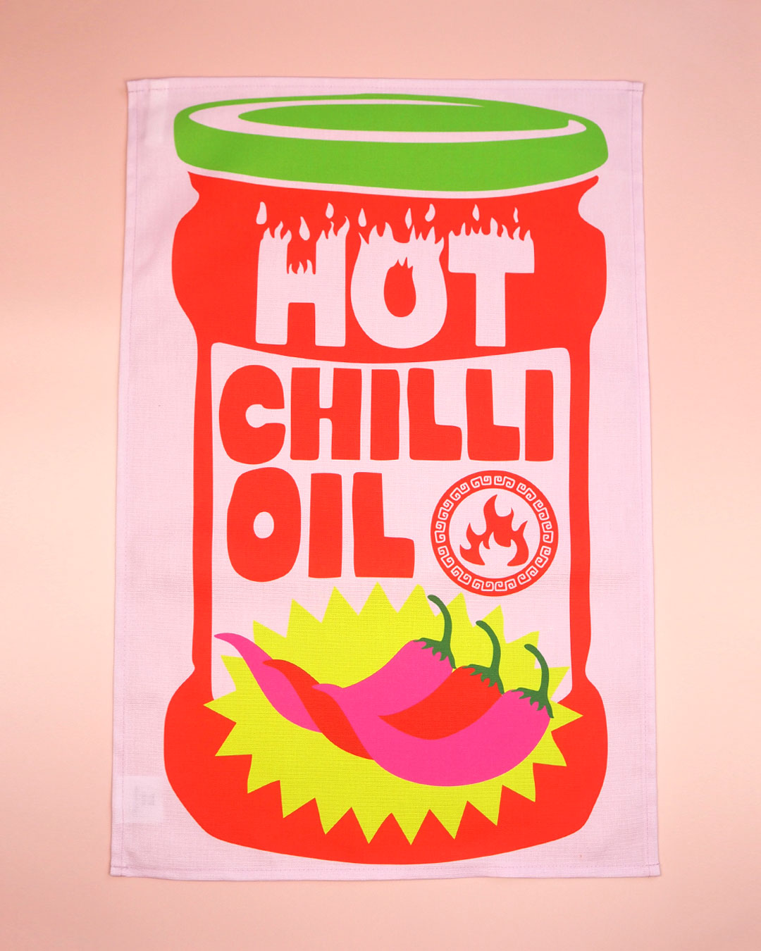 Hot Chilli Oil Tea towel