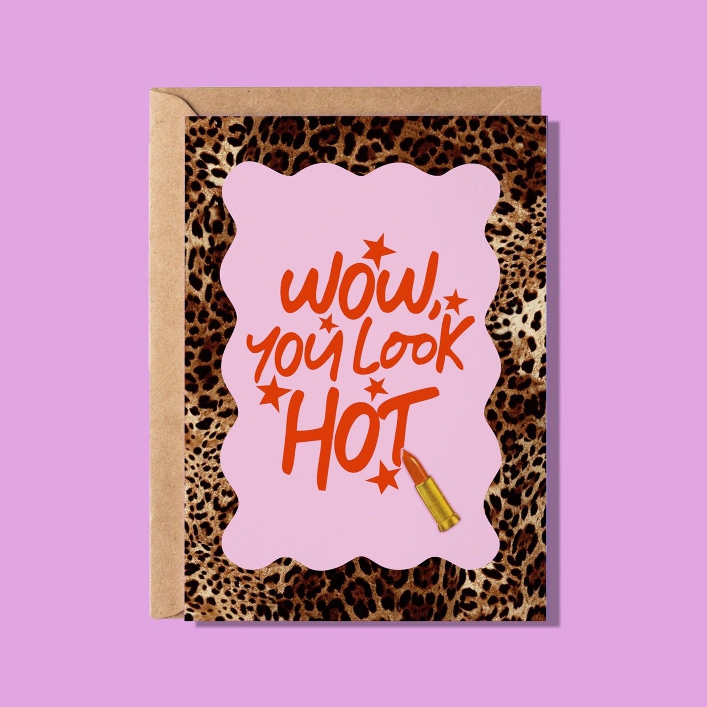 Wow, you look hot greeting card - WS