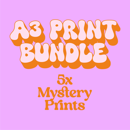 Mystery A3 print bundle