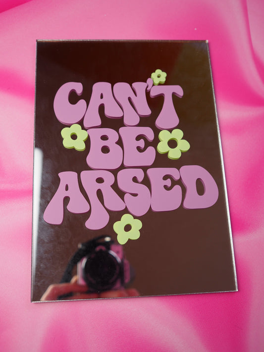 Sample Sale - A5 Rectangle Can't Be Arsed LILAC