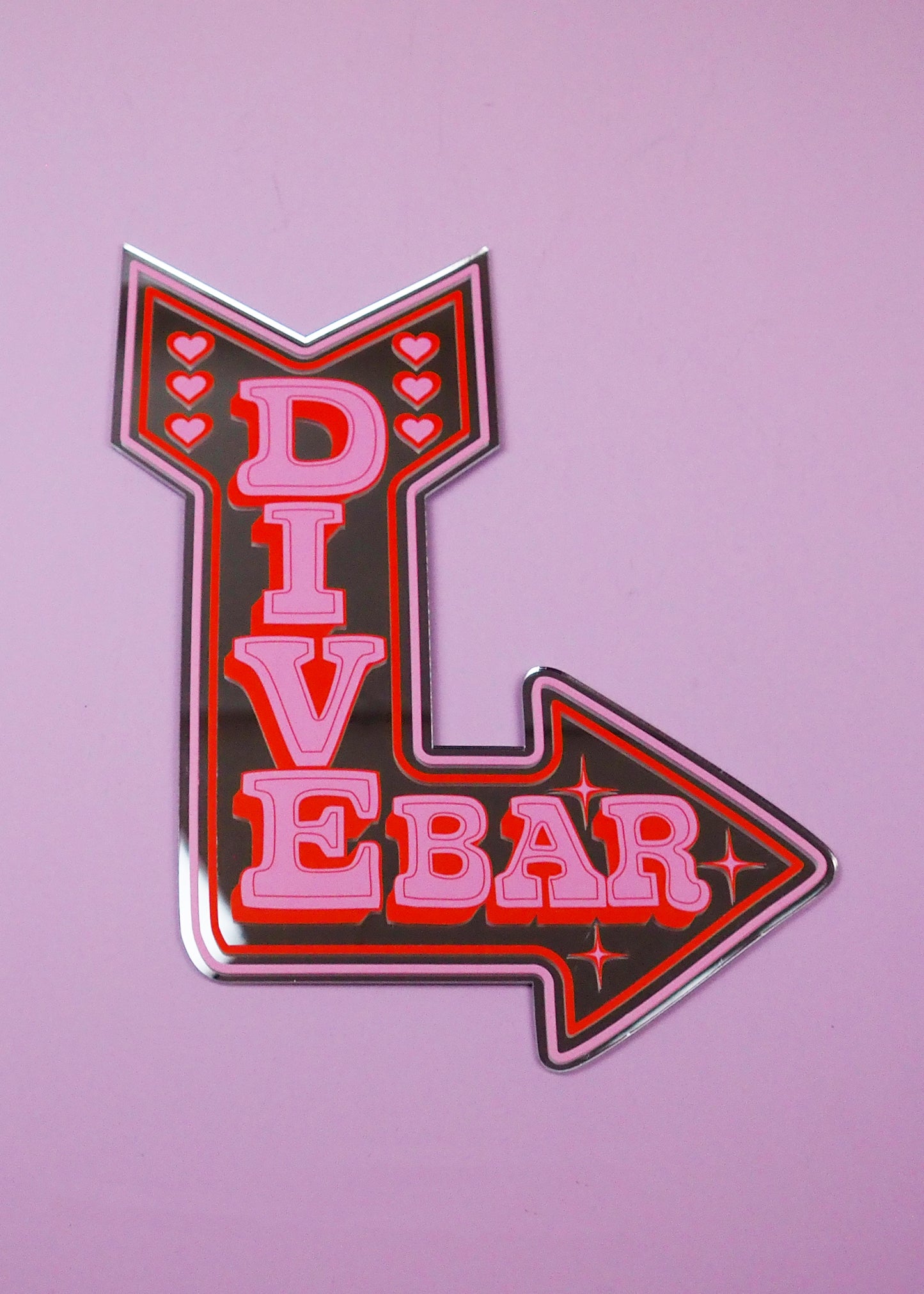 Retro Dive Bar Mirror (2 Sizes)