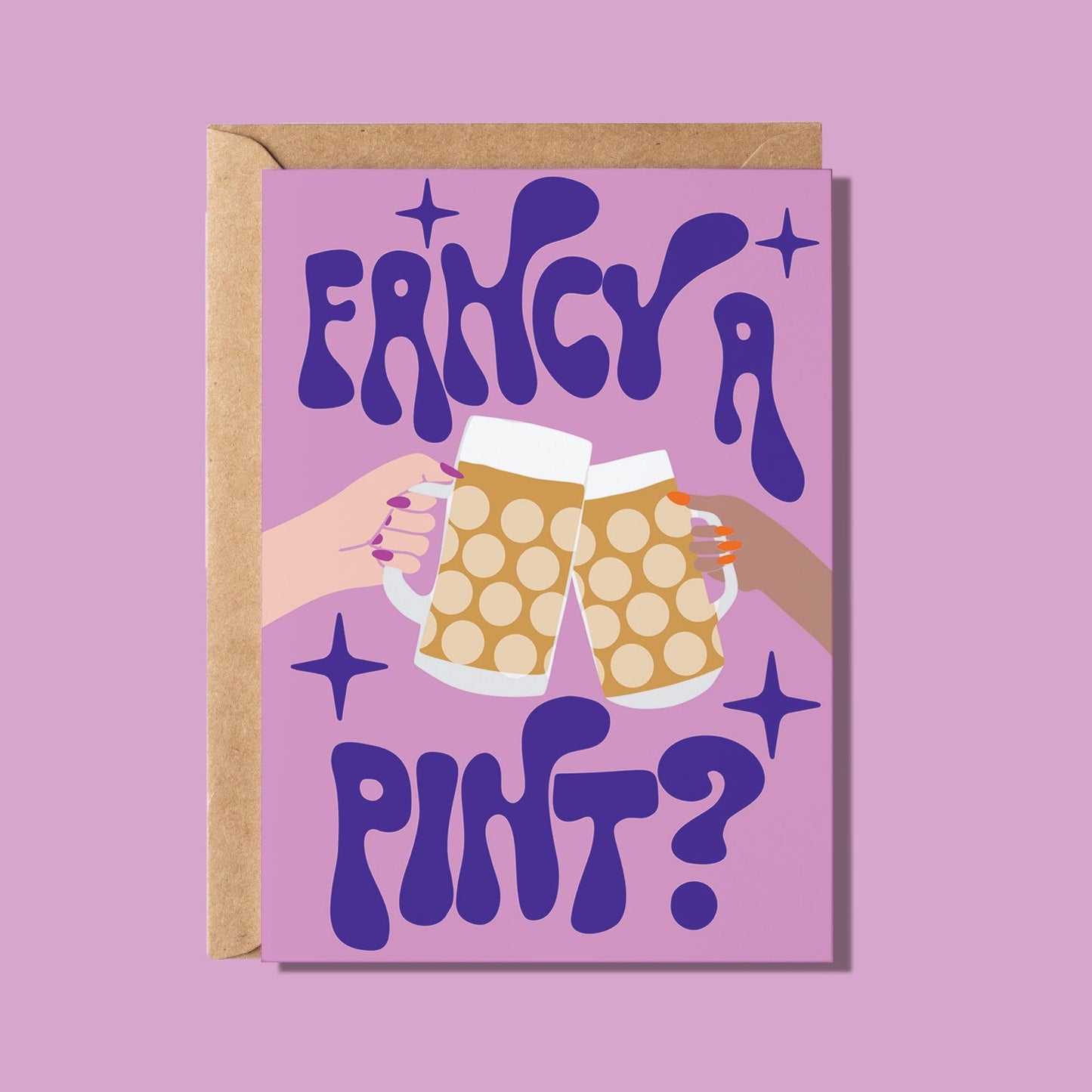 Fancy A Pint? Greeting Card - WS