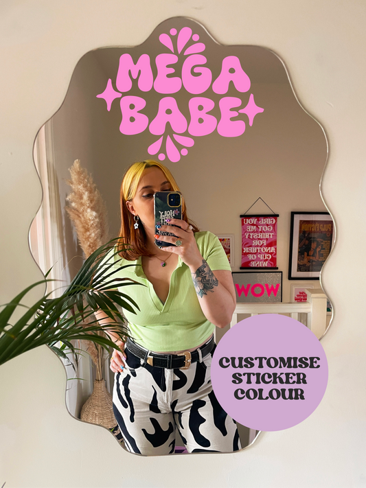 Mega Babe Vinyl Sticker