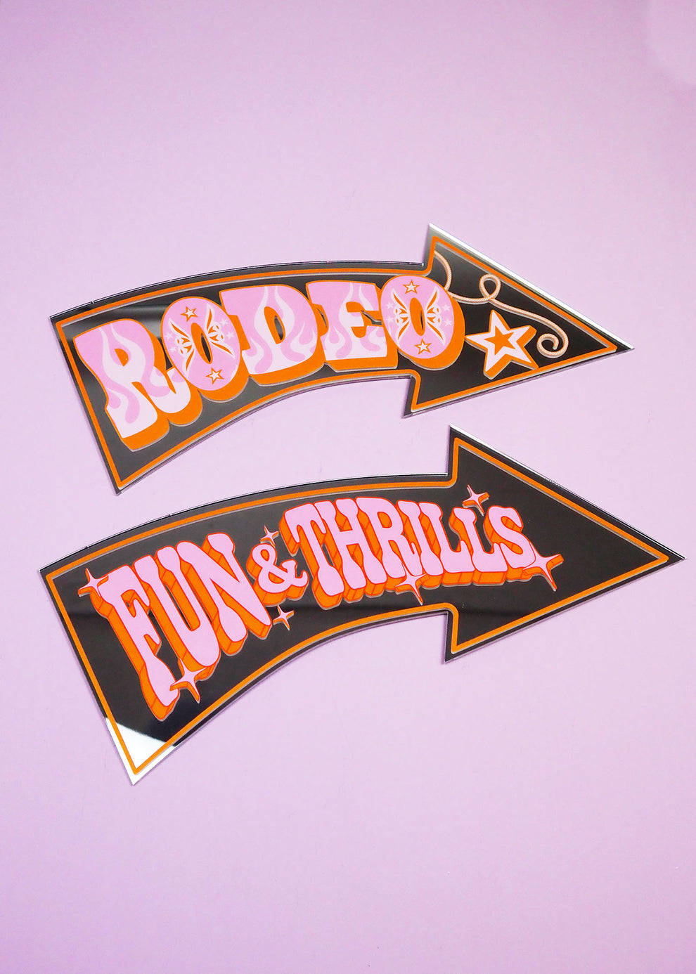 Mirror Sign Rodeo Rodeo Arrow Mirror – PrintedWeird