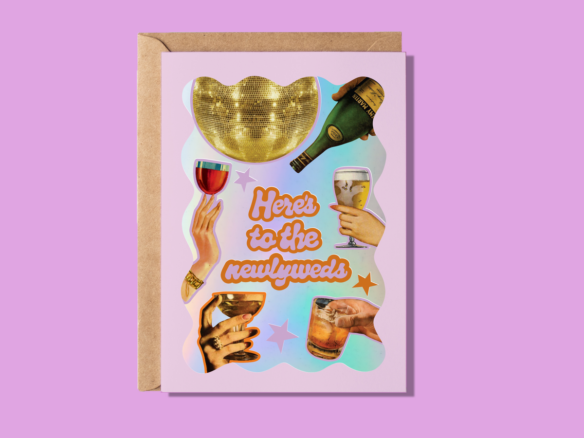 Newlywed Foil Card WS