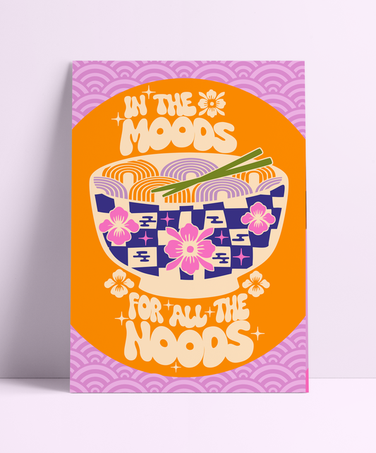 In The Moods For Noods Wall Print