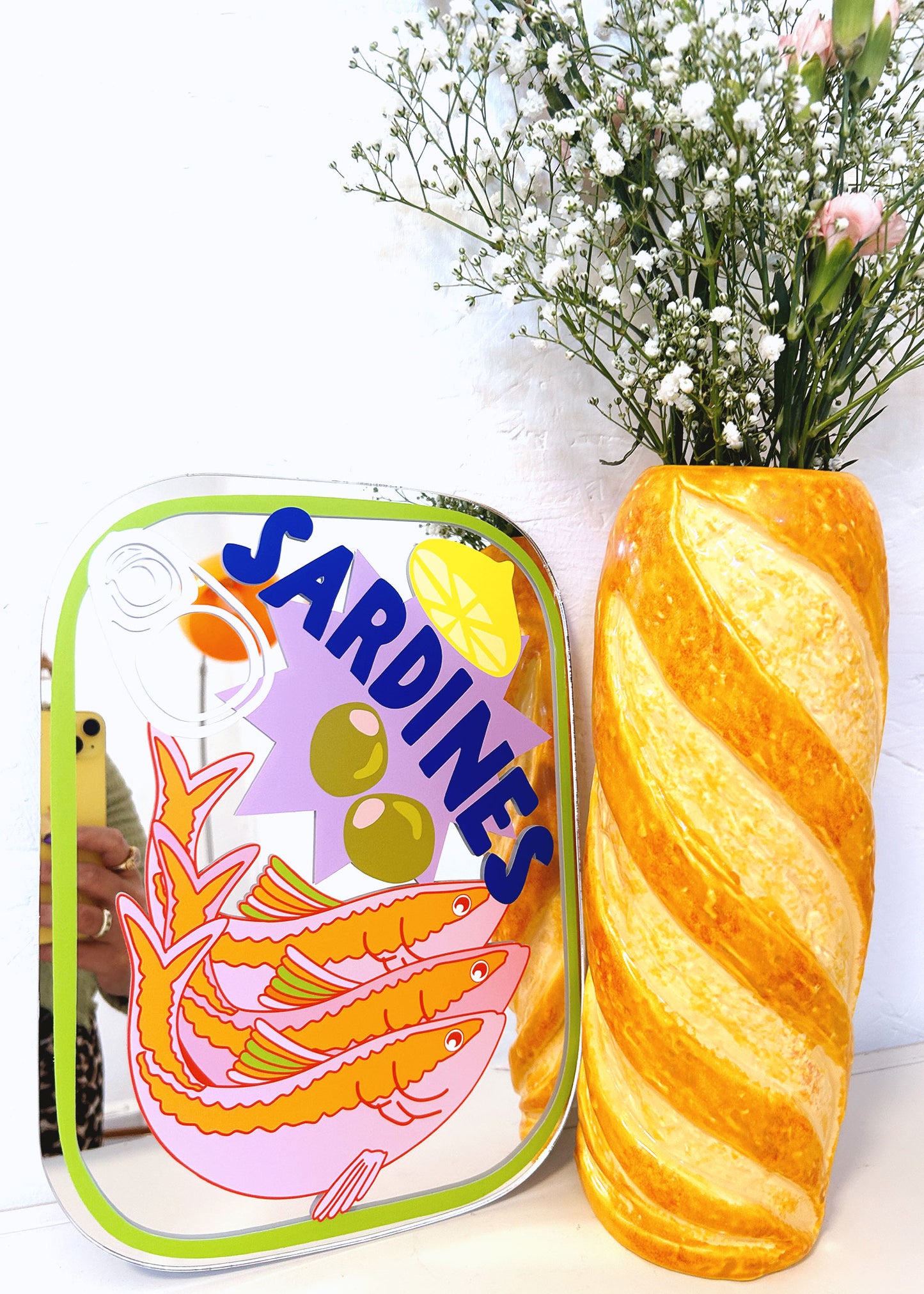 Sardines Tin Mirror